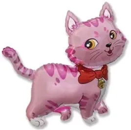balon-foliowy-kot-kotek-rozowy-urodziny-party-35cm