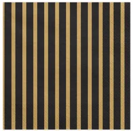 serwetki-w-paski-zlote-czarne-urodziny-33cm-20-szt