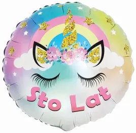 balon-foliowy-jednorozec-na-urodziny-sto-lat-45-cm