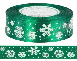 zielona-wstazka-satynowa-sniezynki-swieta-12mm-22m