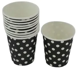 czarne-kubeczki-urodzinowe-w-kropki-urodziny-10szt