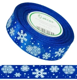 niebieska-wstazka-satyna-sniezynki-swieta-12mm-22m