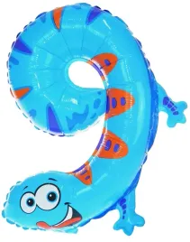 balon-foliowy-cyfra-9-dziewiec-jaszczurka-hel-46cm