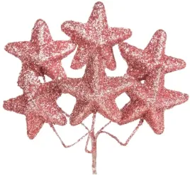 gwiazdki-brokatowe-pik-gwiazdka-rose-gold-4cm-6szt