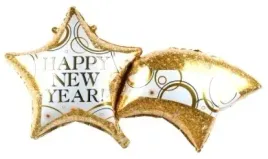 balon-gwiazda-zlota-happy-new-year-sylwester-87-cm