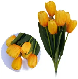 zolty-tulipan-tulipany-bukiet-wiosna-37cm-7-sztuk