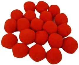 czerwone-pompony-pluszowe-akryl-pompon-1cm-20-szt