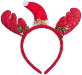 opaska-swiateczna-renifer-czerwony-28-cm-swieta
