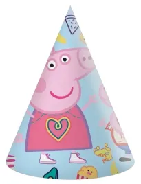 czapeczki-urodzinowe-swinka-peppa-pig-roczek-6-szt