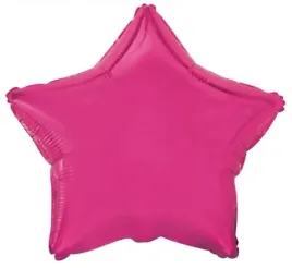 balon-foliowy-gwiazdka-fuksja-amarant-45cm-gwiazda