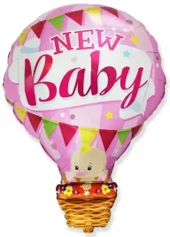 balon-foliowy-bobas-balon-dziewczynka-baby-shower