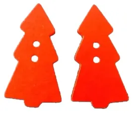 drewniana-choinka-czerwona-z-dziurkami-25cm-2-szt