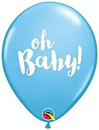 balon-baby-shower-niebieski-oh-baby-chlopczyk-28cm