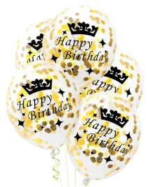 balony-urodziny-konfetti-zlote-happy-birthday-5szt