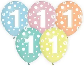 balony-na-roczek-pierwsze-urodziny-1-kropki-5-szt