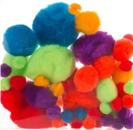pompony-pluszowe-kolorowe-mix-rozmiar-pompon-60-sztuk