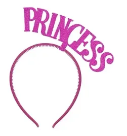 opaska-princess-rozowa-brokatowa-wieczor-panienski