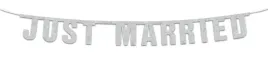 baner-weselny-slubny-srebrny-just-married-wesele