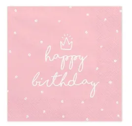 serwetki-rozowe-happy-birthday-korona-33cm-20-sztuk