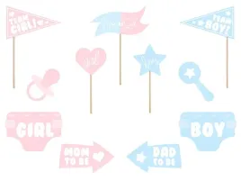 gadzety-do-zdjec-baby-shower-gender-reveal-11-sztuk
