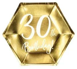 talerzyki-zlote-30th-birthday-trzydziestka-6-sztuk