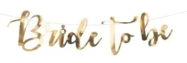 baner-na-wieczor-panienski-bride-to-be-zloty-150cm