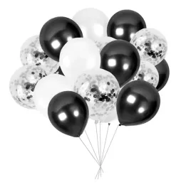 balony-na-18-z-konfetti-srebrne-czarne-biale-15szt