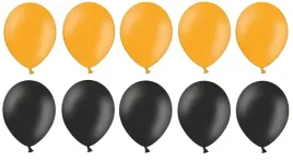 balony-halloween-pomarancz-czarne-balon-25cm-10szt