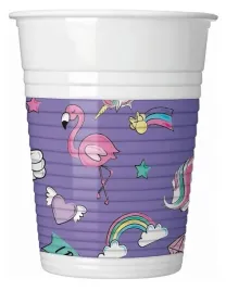 kubeczki-urodzinowe-myszka-minnie-jednorozec-8-szt