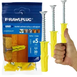 rawlplug-kolek-uniwersalny-fi5-z-wkretem-40kpl