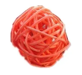 kula-ratanowa-jasny-czerwony-4cm-kulki-kule-rattan