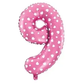 balon-foliowy-cyfra-9-rozowa-dziewczynka-40cm