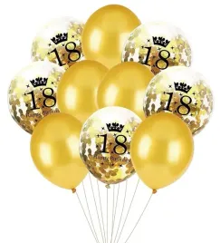 balony-na-osiemnastke-18-zlote-z-konfetti-10-sztuk