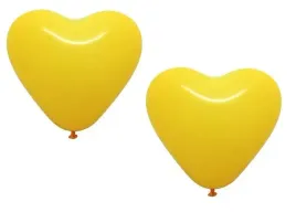 balon-serce-zolty-balony-zolte-serca-slub-2-szt