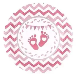 talerzyki-baby-shower-dziewczynka-stopka-17cm-6-sztuk