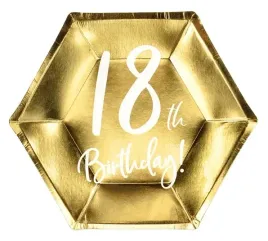 talerzyki-zlote-18th-birthday-osiemnastka-6-sztuk