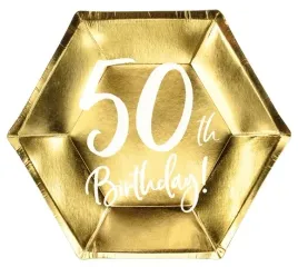 talerzyki-zlote-50th-birthday-piecdziesiatka-6-szt