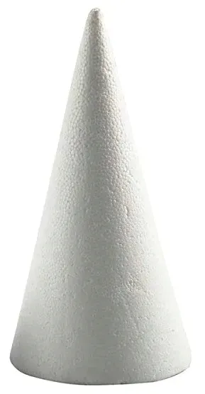 STOŻEK STYROPIANOWY 14 CM STOŻKI STYROPIANOWE