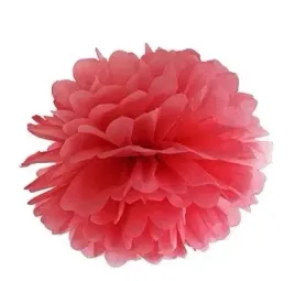 czerwony-pompon-bibulowy-25-cm-kula-urodziny