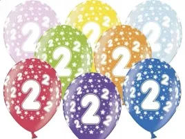 balony-na-druga-rocznice-drugie-urodziny-cyfry-30-cm-5-sztuk