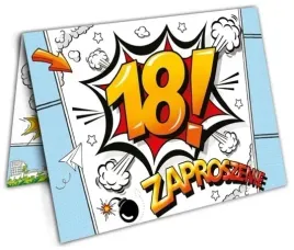 zaproszenie-na-18-urodziny-osiemnastka-10-sztuk-cartoon-zaproszenia-komiks