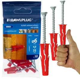 rawlplug-kolek-uniwersalny-fi6-z-wkretem-2x10-szt