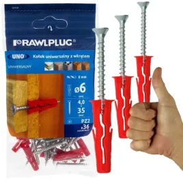 rawlplug-kolek-uniwersalny-fi6-z-wkretem-2x36-szt
