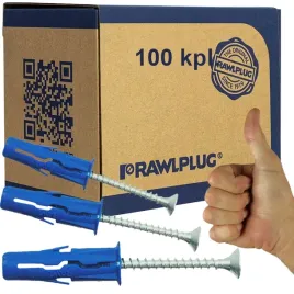 rawlplug-kolek-uniwersalny-fi8-z-wkretem-2x100szt