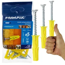 rawlplug-kolek-uniwersalny-fi5-z-wkretem-12kpl
