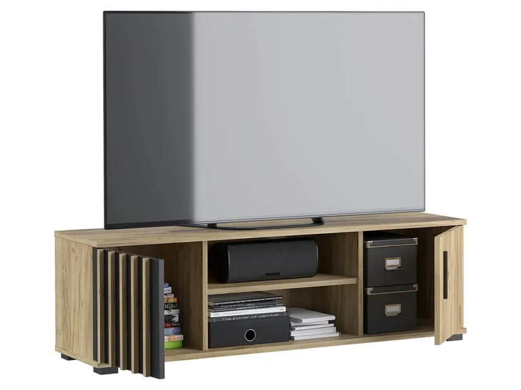 Szafka RTV telewizor komoda lamelami MONTANA R 140