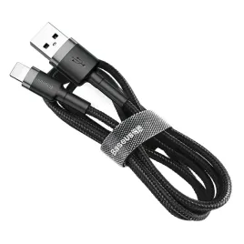 kabel-przewod-usb-lightning-05m-czarno-szary