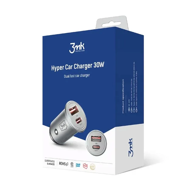 3mk-ladowarka-samochodowa-30w-usb-usb-c-zlacza-inne