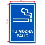 tablica-pcv-21x32cm-tu-wolno-palic-ksztalt-prostokatne