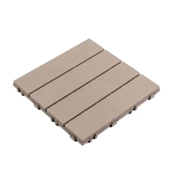 Podest Tarasowy PCV Eco Ciepły Szary 30 x 30 x 2 cm | podłoga na taras WPC